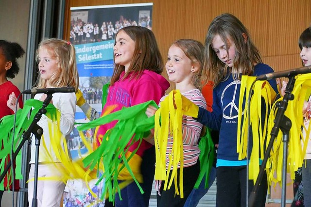 Die Jngsten aus Slestat hatten einen...nd Schler der Ecole du Quartier Ouest  | Foto: Sylvia Sredniawa