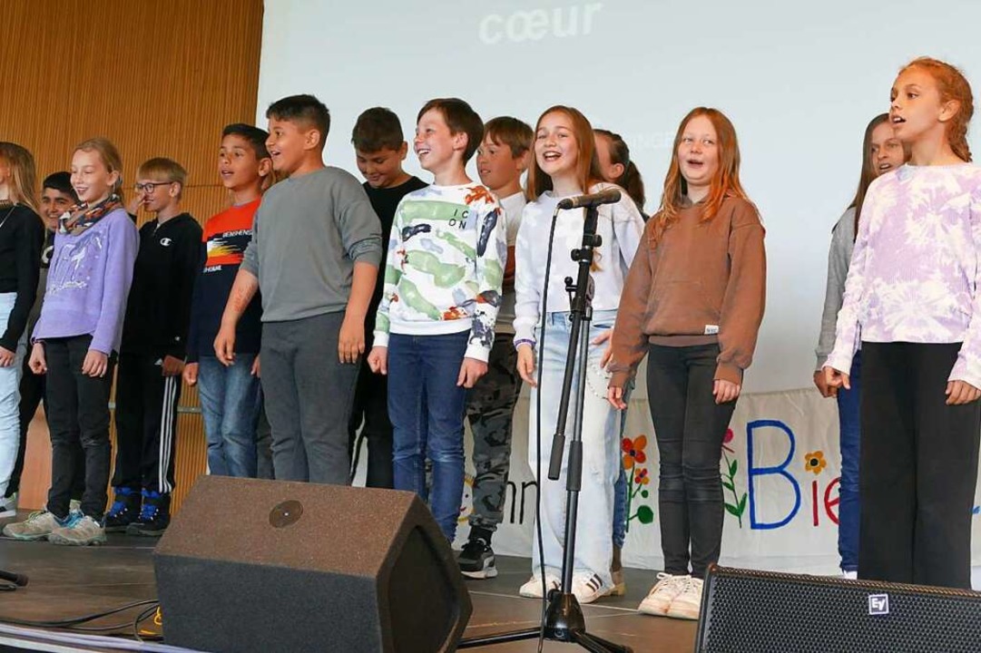 Grenzberschreitendes Sprachenfest Wal... Slestat. Klasse der Kastelbergschule  | Foto: Sylvia Sredniawa