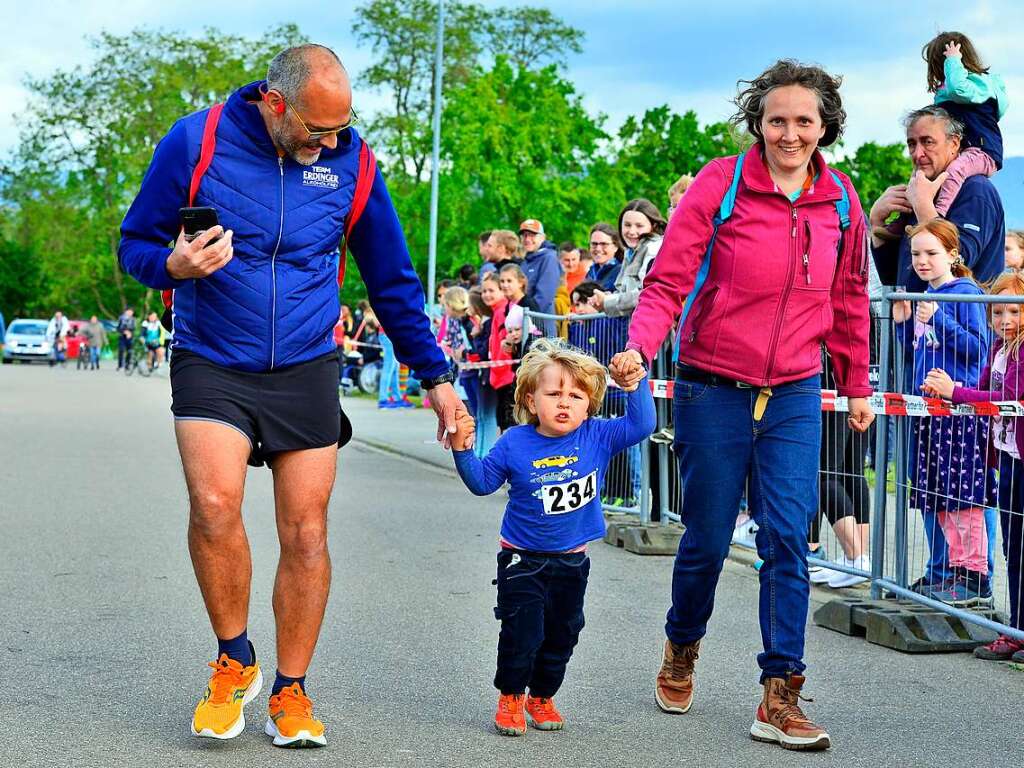 Groe Begeisterung und viel Einsatz beim Feierabendlauf in und um Buggingen.