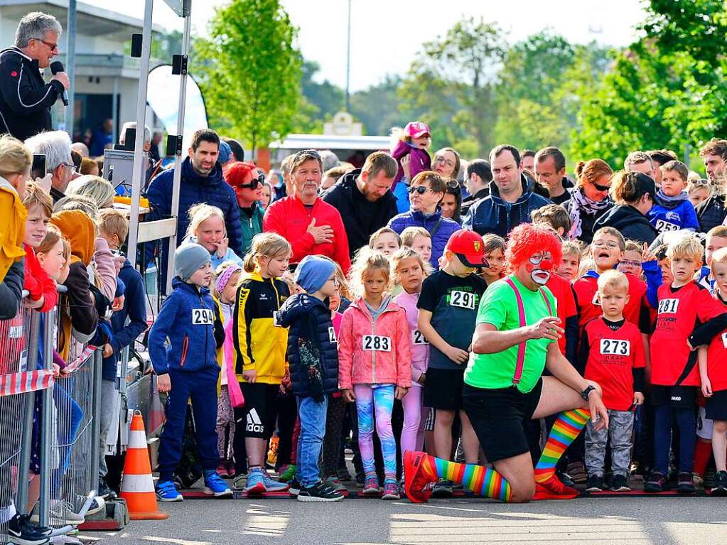 Groe Begeisterung und viel Einsatz beim Feierabendlauf in und um Buggingen.