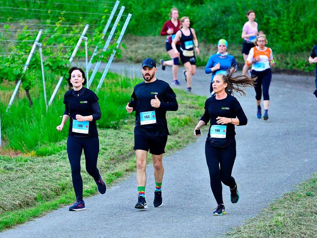 Groe Begeisterung und viel Einsatz beim Feierabendlauf in und um Buggingen.