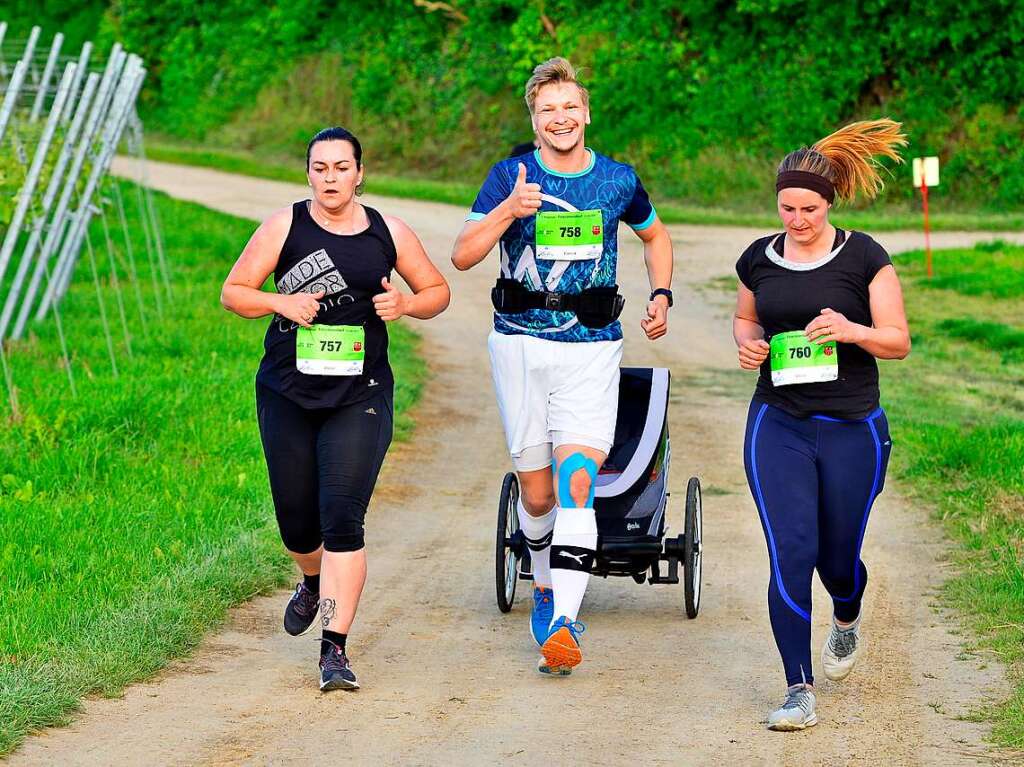 Groe Begeisterung und viel Einsatz beim Feierabendlauf in und um Buggingen.