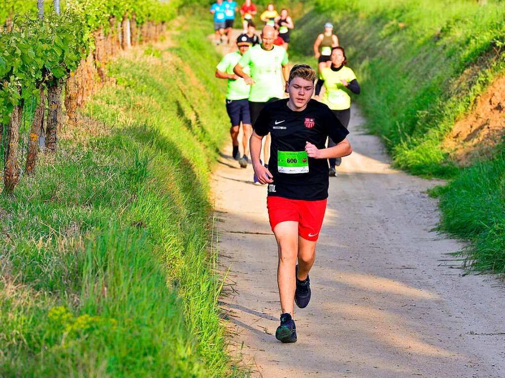 Groe Begeisterung und viel Einsatz beim Feierabendlauf in und um Buggingen.