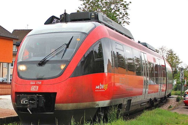 Bisher nur ein Traum: S-Bahn-Zug  im Kandertal.  | Foto: Rolf Reimann