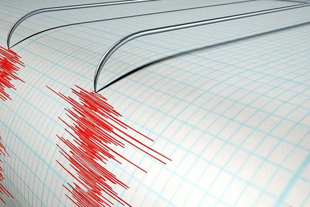 Ein Seismograph zeichnet die Strke eines Erdbebens auf. (Symbolbild).  | Foto: CSP_albund via www.imago-images.