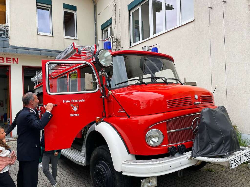 Mit einem Festakt wurde am Vatertag das 100-jhrige Bestehen der Feuerwehr in Horben gefeiert.