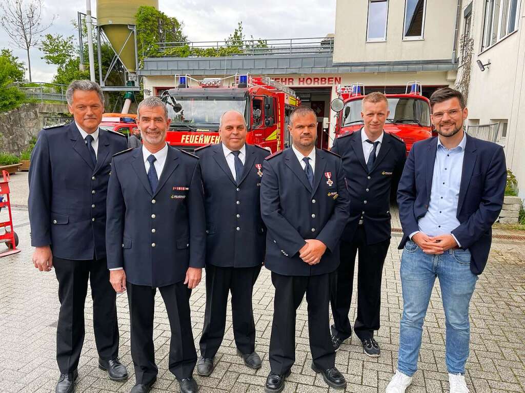 Mit einem Festakt wurde am Vatertag das 100-jhrige Bestehen der Feuerwehr in Horben gefeiert.