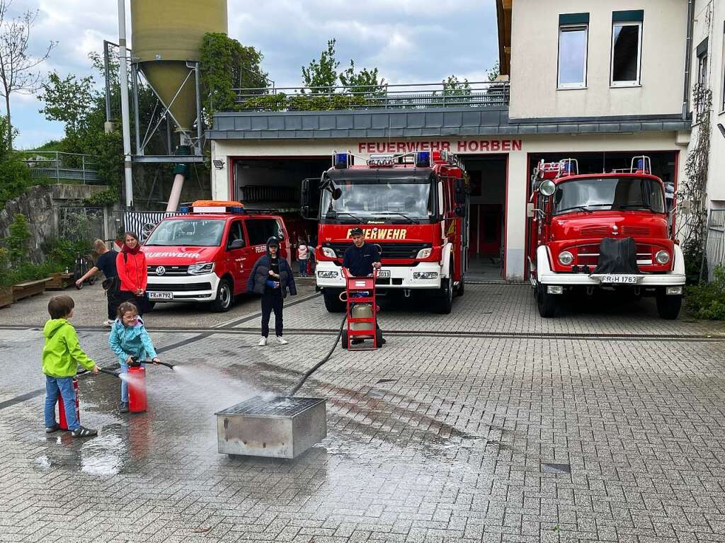 Mit einem Festakt wurde am Vatertag das 100-jhrige Bestehen der Feuerwehr in Horben gefeiert.