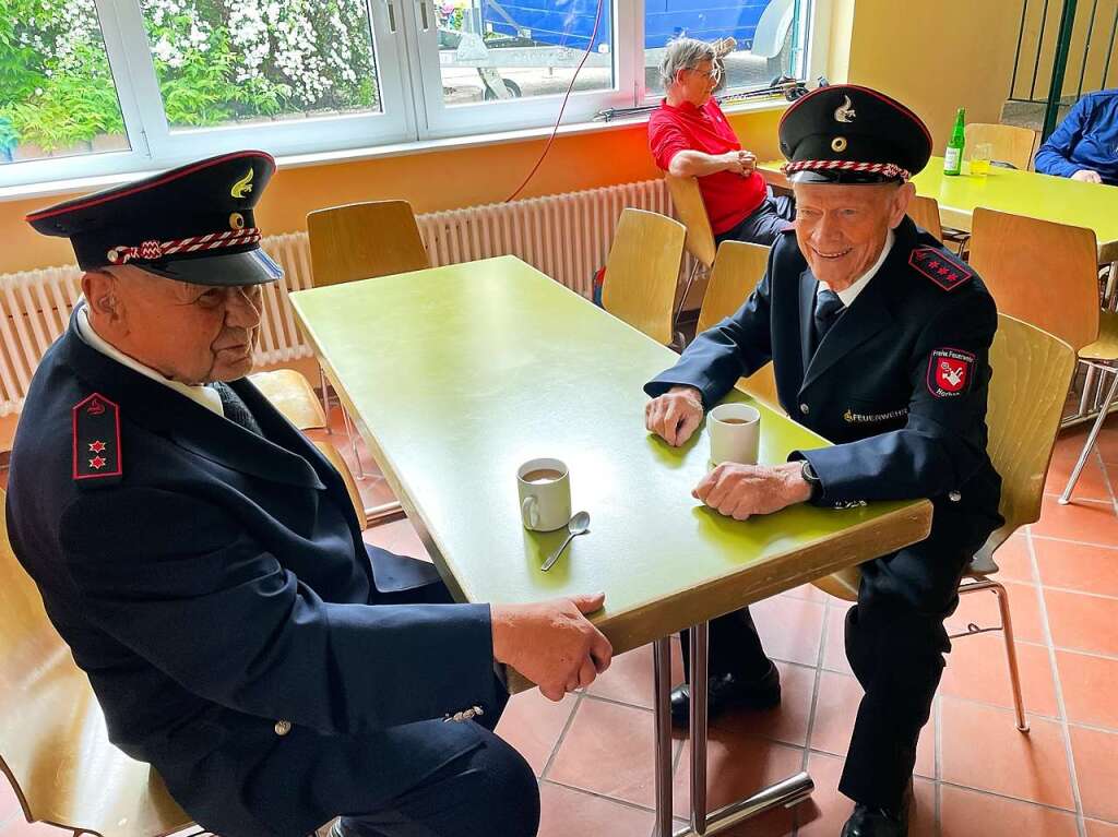 Mit einem Festakt wurde am Vatertag das 100-jhrige Bestehen der Feuerwehr in Horben gefeiert.