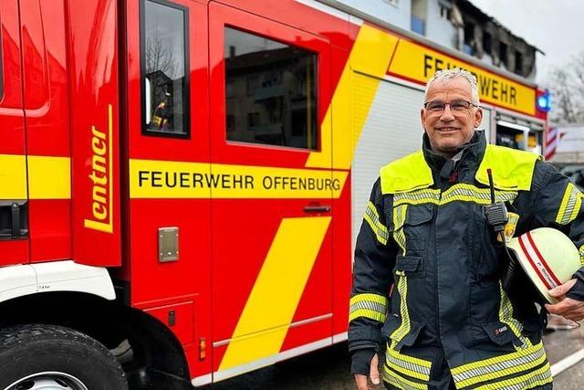 Offenburgs Feuerwehrkommandant Peter Schwinn: 