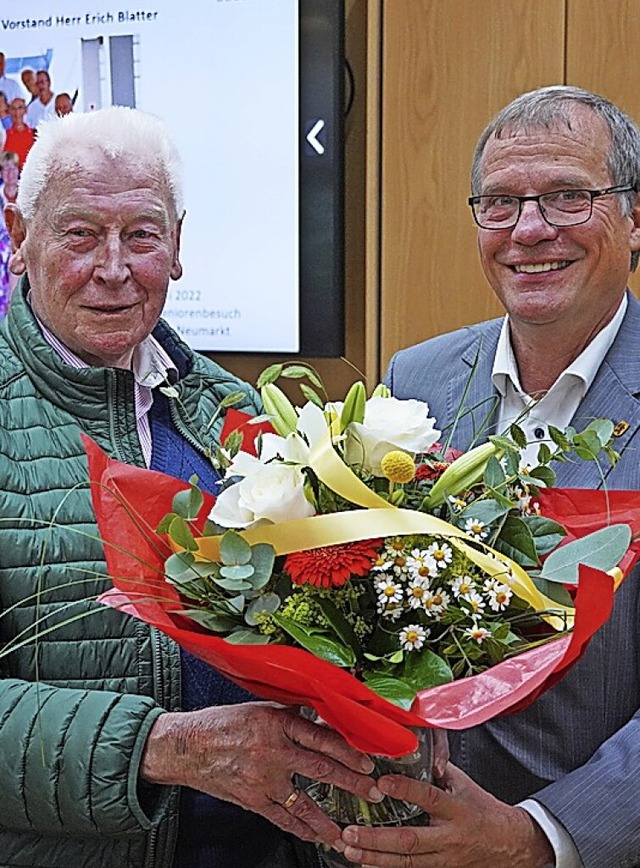 Oberbrgermeister Klaus Eberhardt dank...en &#8222;Stdtepartnerschaft&#8220;.   | Foto: Stadt Rheinfelden