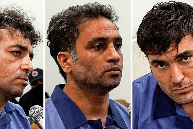 Im Iran sind drei weitere Demonstrante...en, berichtete das Justizportal Misan.  | Foto: Uncredited (dpa)