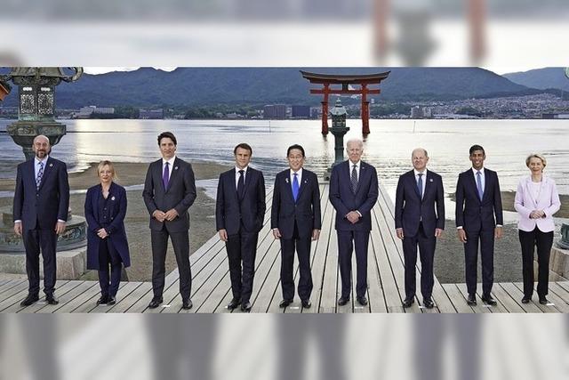 Die G7-Staaten wollen Chinas Einfluss eingrenzen