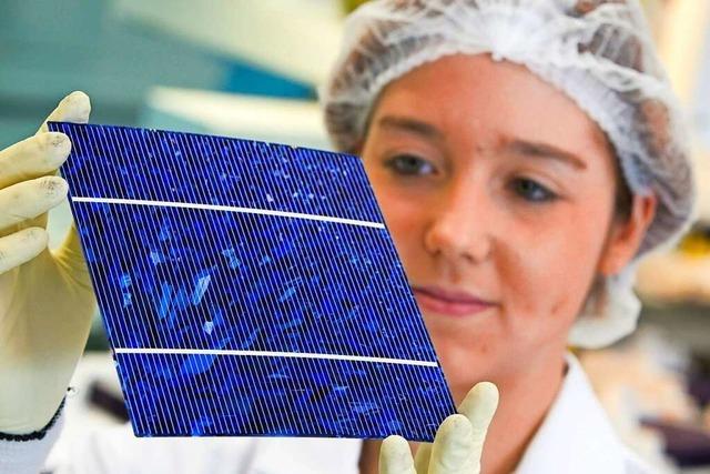 Wie Freiburger Forscher Silber in der Solarzellenherstellung ersetzen