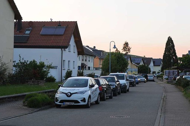Viele Parkpltze in Pfaffenweiler knnten knftig wegfallen.  | Foto: Reinhold John