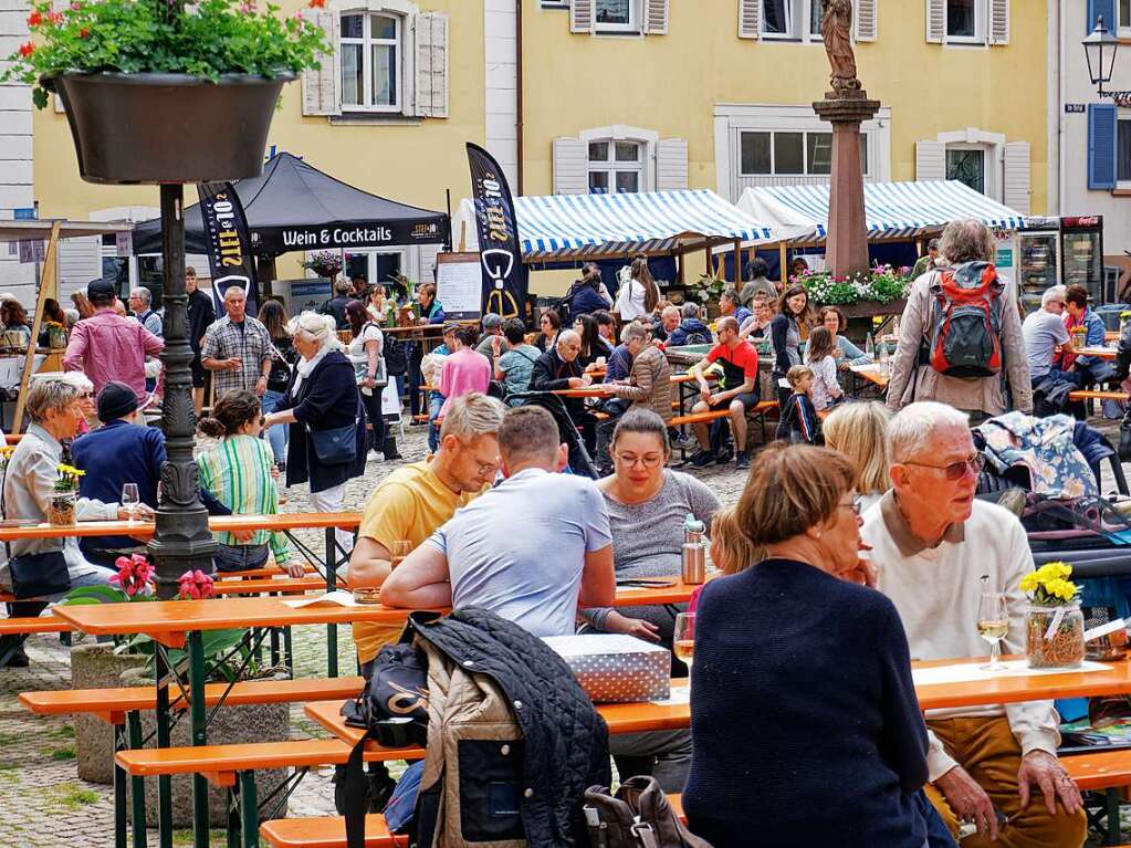 Die vielfltigen Bewirtungsangebote wurden gerne genutzt.