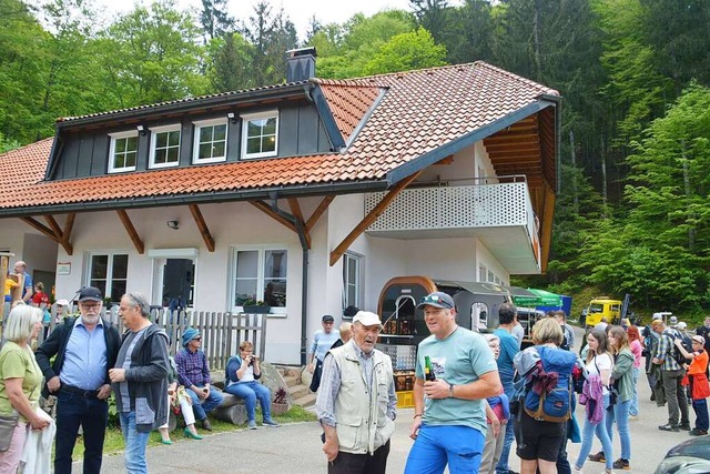 Riesiger Besucherandrang herrschte am ...ergrund zwischen Wieden und Utzenfeld.  | Foto: Edgar Steinfelder