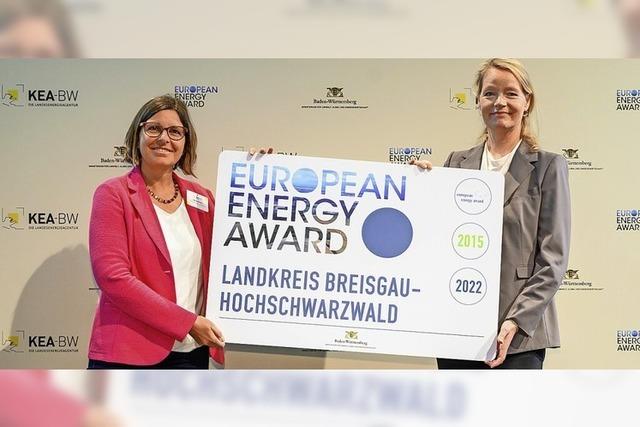 Kreis erhält European Energy Award