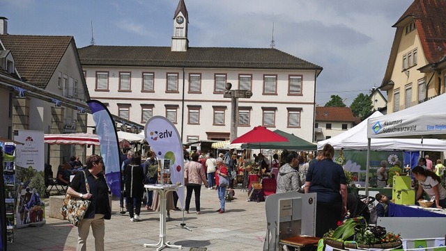 Bei schnem Wetter kamen viele  Besuch...anierten durch die Wehrer Hauptstrae.  | Foto: Michael Gottstein