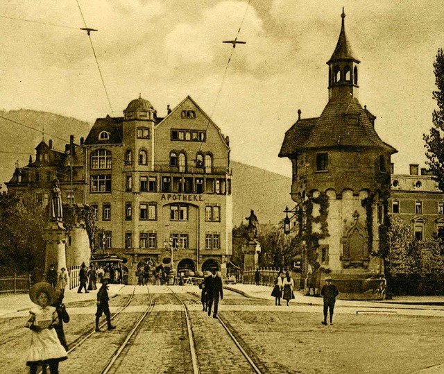 Das &#8222;Haus Mallebrein&#8220; von ..., als sich eine Apotheke darin befand.  | Foto: Archiv Manfred Gallo