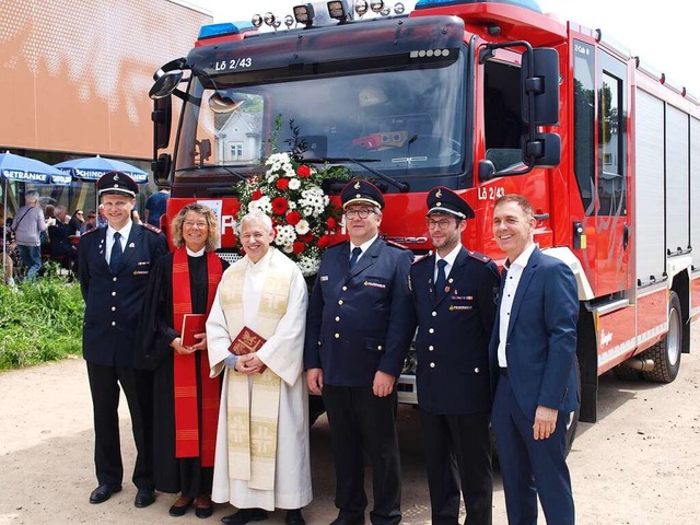 Jubilumsfest und Fahrzeugweihe in Bro...ta sowie  Oberbrgermeister Jrg Lutz.  | Foto: Paul Schleer