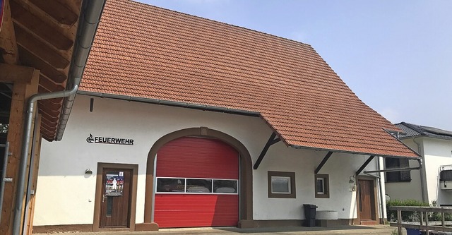 Das Gertehaus der Feuerwehr Hertingen muss saniert werden.  | Foto: Jutta Schtz