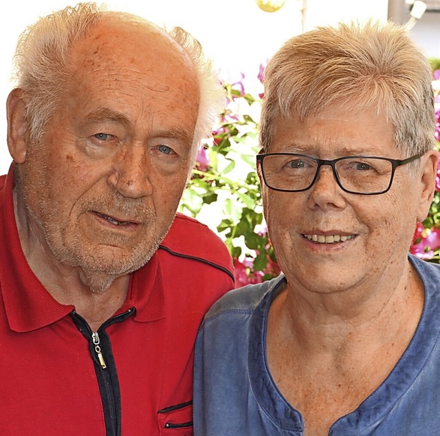 Gertrud und Nikolaus Zillich sind seit 60 Jahren verheiratet.   | Foto: Ulrike Hiller