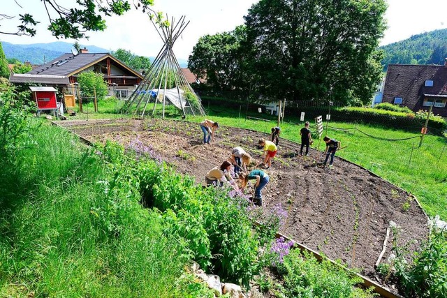 Der Schulgarten der Schauinslandschule in Kappel  | Foto: Ingo Schneider