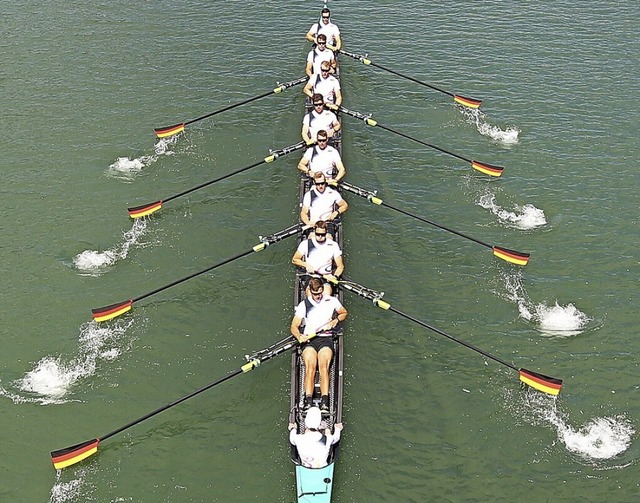 Auch der Ruder-Achter ist kein Erfolgsgarant fr Deutschland mehr.   | Foto: Roland Weihrauch (dpa)