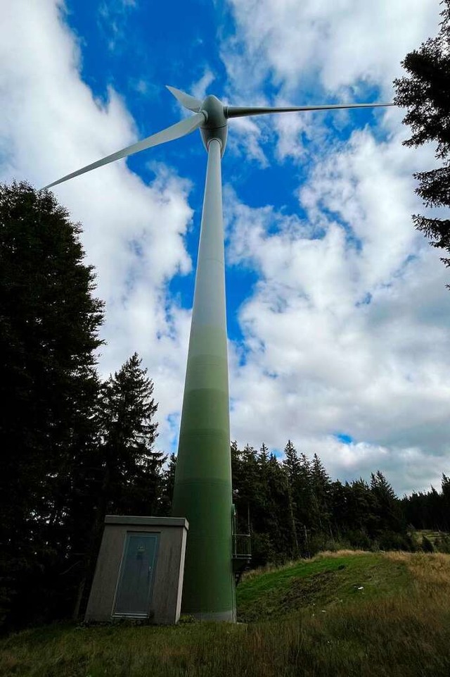 Ein Windrad auf den Hhen ber Elzach....si knnten bald Anlagen gebaut werden.  | Foto: Felix Lieschke-Salunkhe