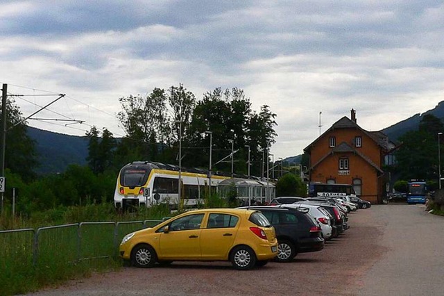 Der Elzach Bahnhof ist ein Knotenpunkt und soll verbessert werden.  | Foto: Kurt Meier