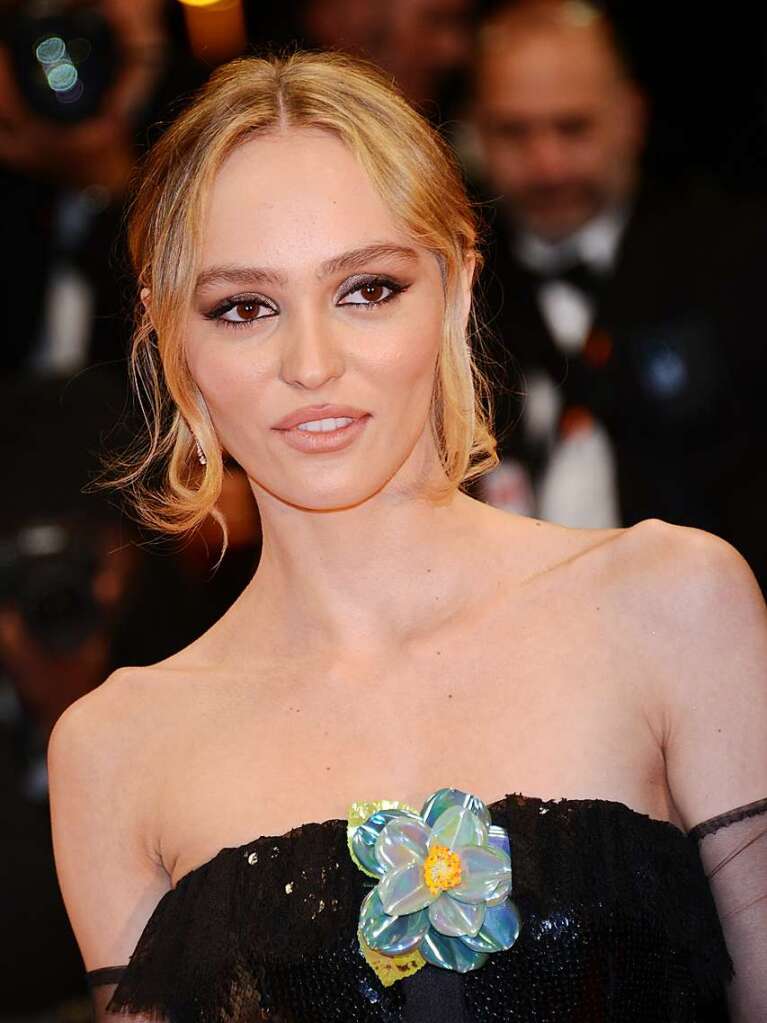 Lily-Rose Depp, Model und Schauspielerin, kommt zur Premiere von "The Idol".