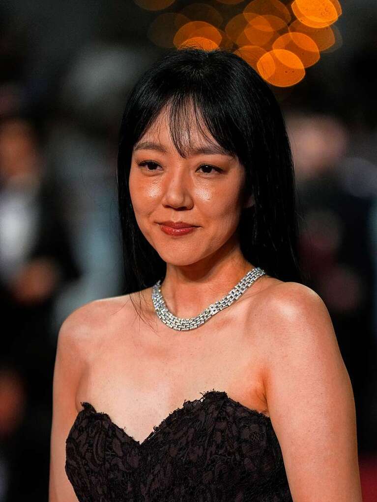 Lim Su-jeong posiert fr Fotografen bei der Ankunft zur Premiere des Films "Cobweb"