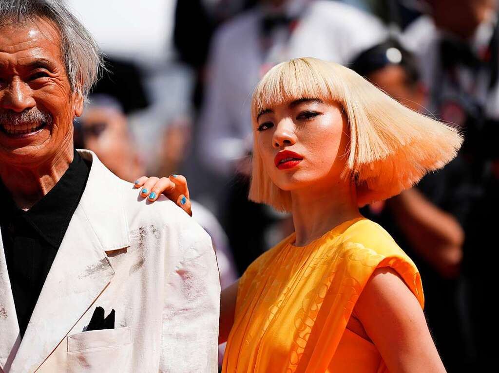 Min Tanaka (l), Schauspieler aus Japan und Aoi Yamada, Tnzerin aus Japan