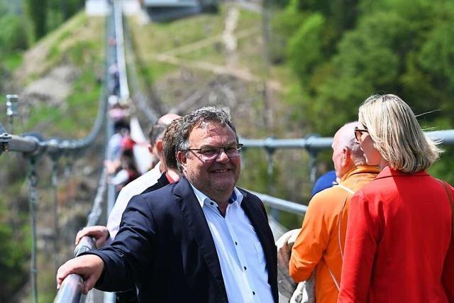 Die Hängebrücke in Todtnau wird feierlich eröffnet