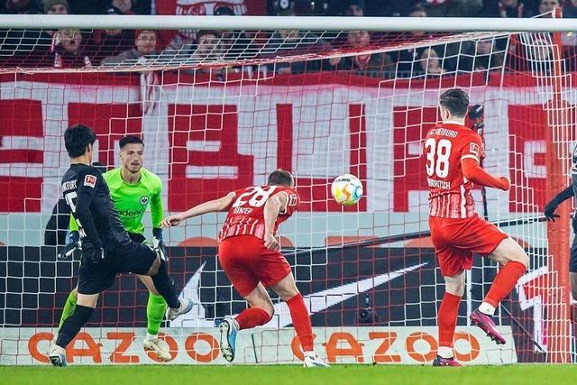 Eintracht Frankfurt will im Spiel gegen den SC Freiburg nochmal alles geben