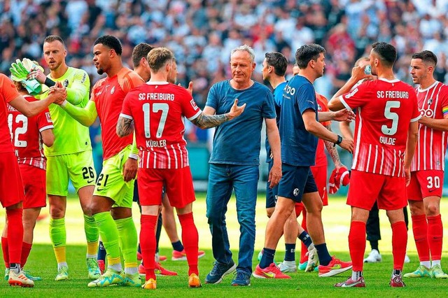 &#8222;Wir bewegen uns in Bereichen, d...ng seiner Mannschaft in dieser Saison.  | Foto: IMAGO/Oliver Vogler