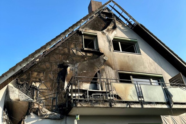 Die Feuerwehr konnte den Brand lschen.  | Foto: Freiwillige Feuerwehr Bad Krozingen