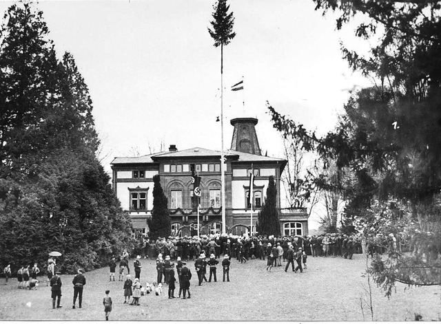 Wie  in den Jahren zuvor (hier 1935) g...r im Park des Scheffel-Realgymnasiums.  | Foto: Stadtarchiv Bad Sckingen