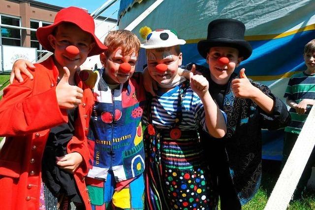 Zirkusshow als Ende einer magischen Projektwoche in Oberrotweil