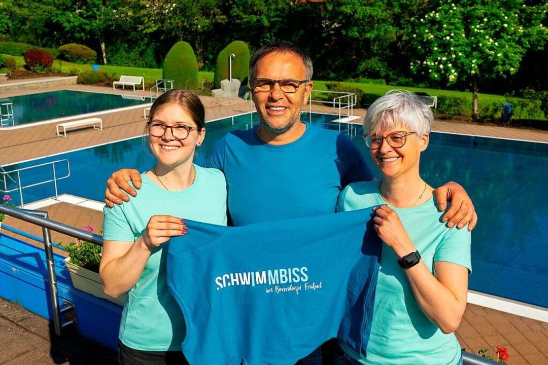 Die Freibadsaison in Bonndorf ist erffnet. Die Schwimmfreund freut&#8217;s.  | Foto: Wolfgang Scheu