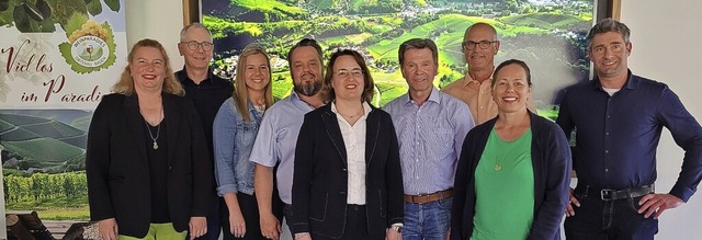 Der Vorstand und Aktive des Weinparadi...Mnnle, Katja Remer und Georg Lehmann.  | Foto: Weinparadies Ortenau