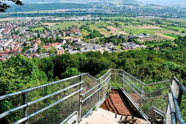Der Aussichtspunkt Grabbestei bei Rheinfelden-Herten ist wieder erffnet