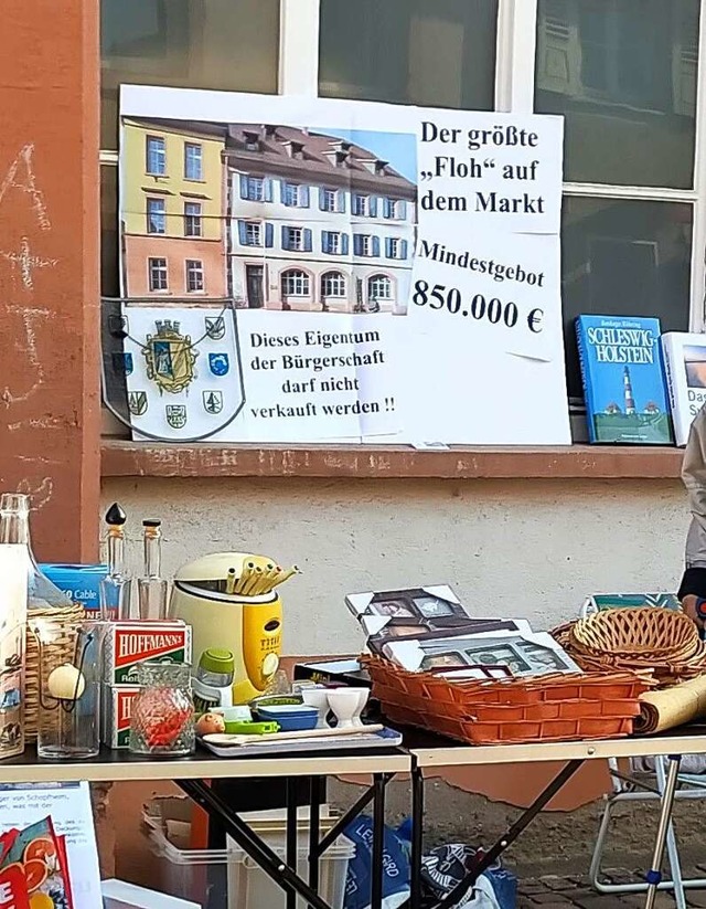 Mit diesem Plakat hat die BI Hebelschu...r angestrebte Brgerbegehren geworben.  | Foto: Privat