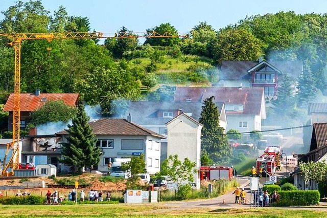 Die Einsatzkrfte konnten den Brand rasch lschen.  | Foto: Christina Huler / EinsatzReport24