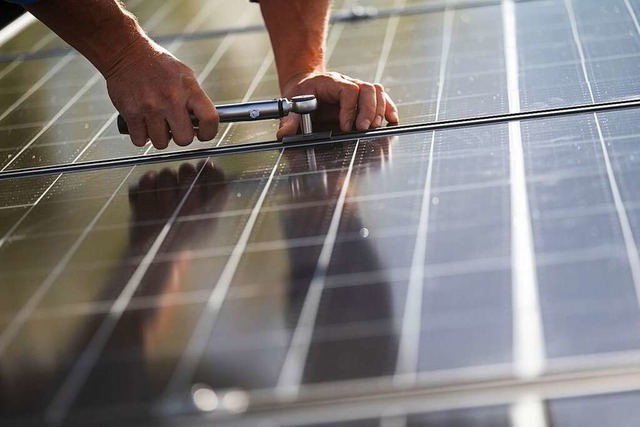 Photovoltaikanlagen wurden im Hexental...den in Sachen Klimaschutz nicht genug.  | Foto: Marijan Murat