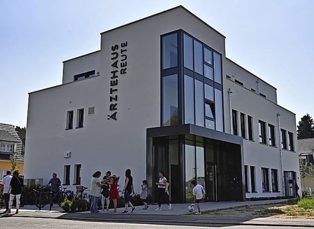 Fertiggestellt: das rztehaus Reute  | Foto: Benedikt Sommer