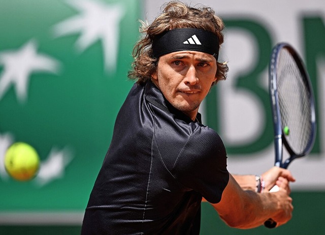 Alexander Zverev in Aktion  | Foto: EMMANUEL DUNAND (AFP)