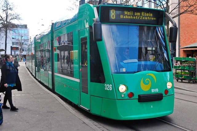 Weitere Haltestellen der Tram 8 in Basel sollen Barrierefrei ausgebaut werden.  | Foto: Daniel Gramespacher