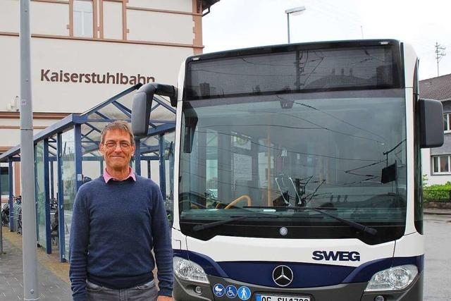 Mirko Helbig ist seit 20 Jahren Leiter der Busleitstelle Endingen